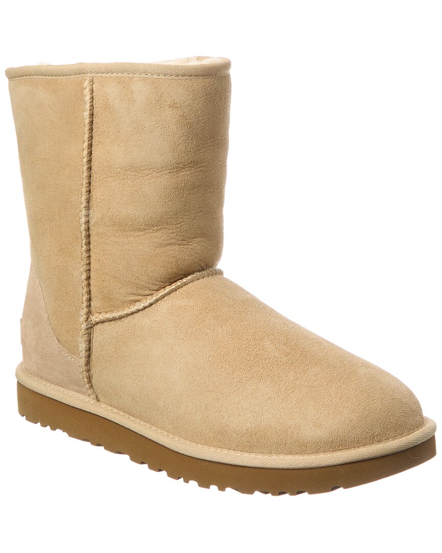 UGG Classic Short II Suede & Shearling Boot