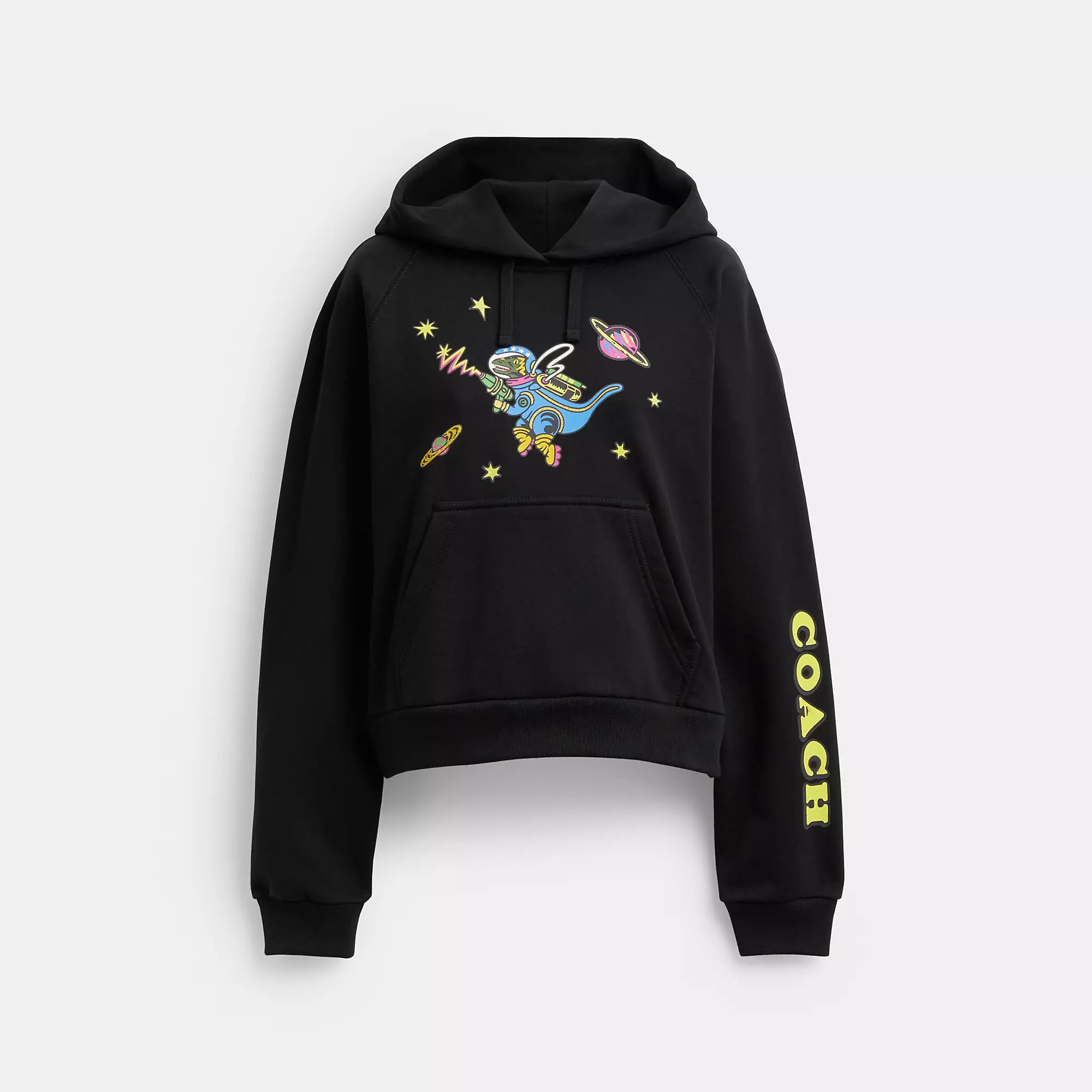 Coach Outlet Cosmic Coach Rexy Print Raglan Hoodie