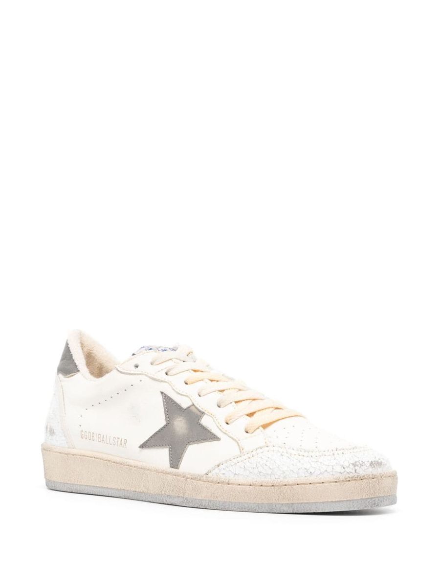 Golden Goose Logo-Patch Leather Sneakers