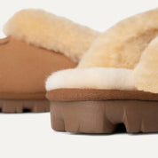 Women Coquette Slipper In Chestnut