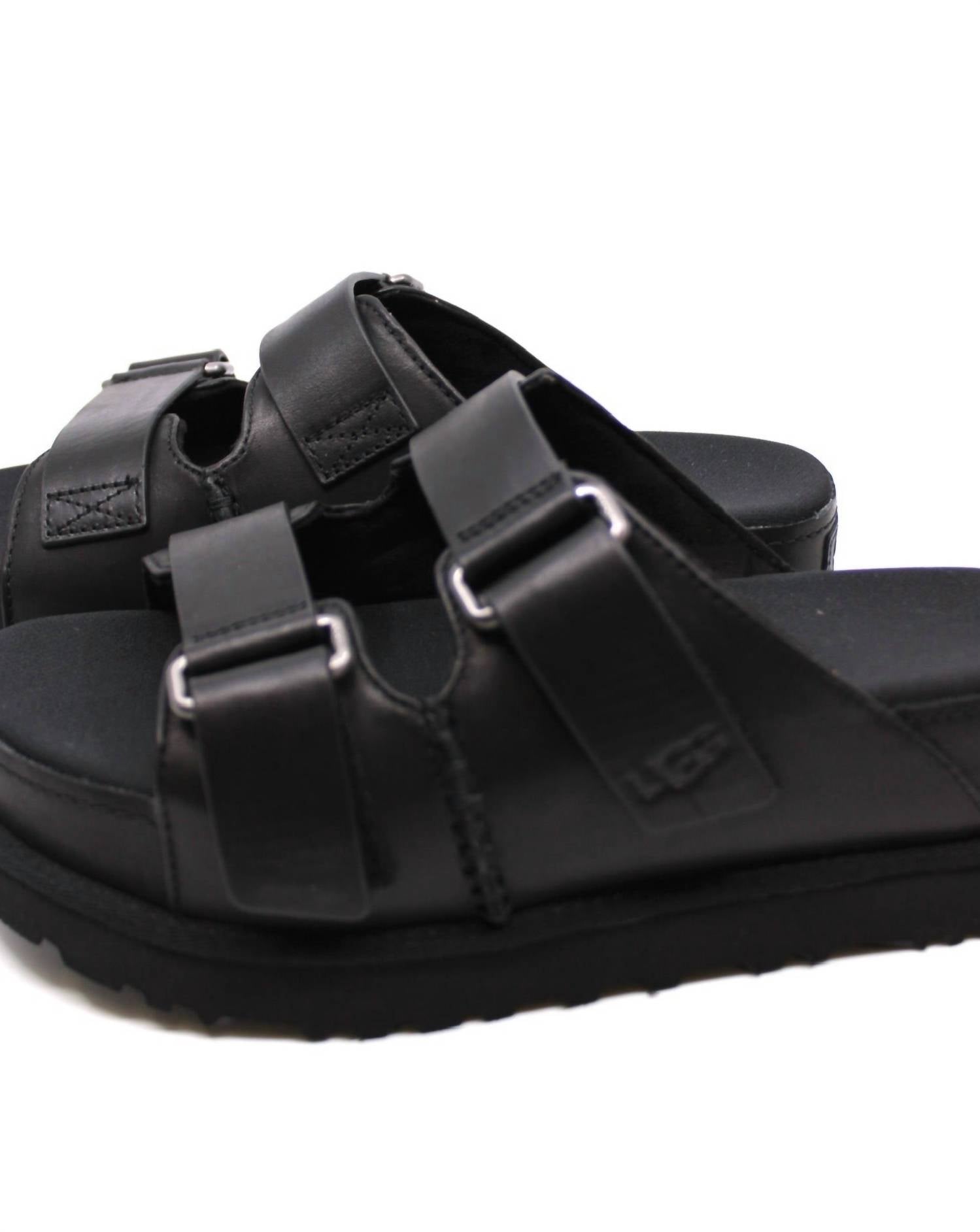 Women's Goldenstar Hi Slide Sandals In Black