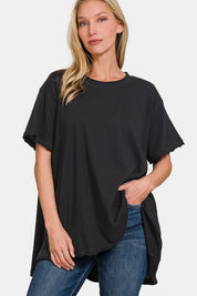 Zenana Round Neck Short Sleeve T-Shirt