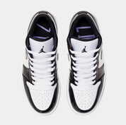 Air Jordan 1 Low Concord Mens Lifestyle Shoes (Black/White) Free Shipping