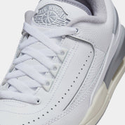 Air Jordan 2/3 Grade School Lifestyle Shoes (White/Cement Grey/Sail)