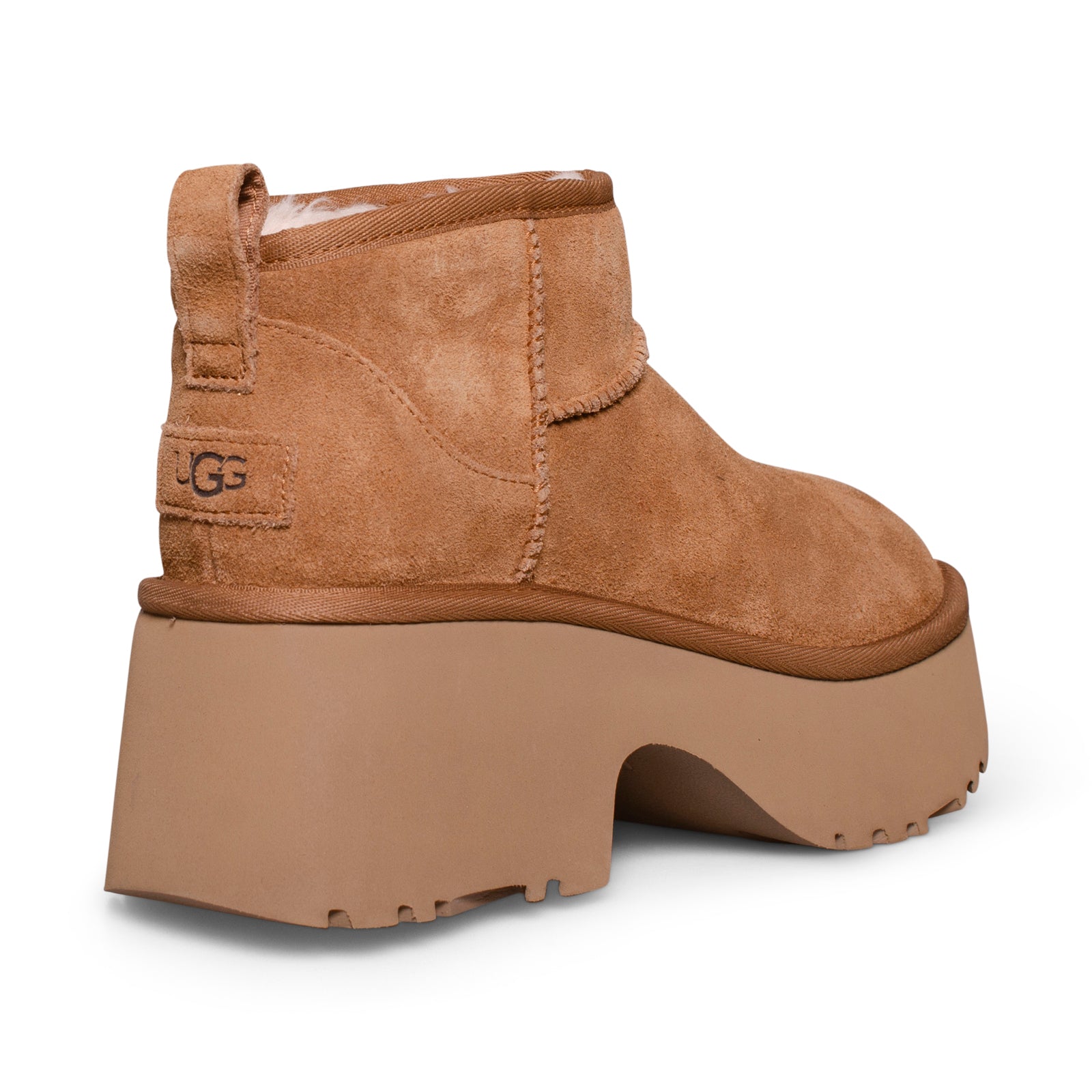 UGG Classic Ultra Mini New Heights Chestnut Boots - Women's