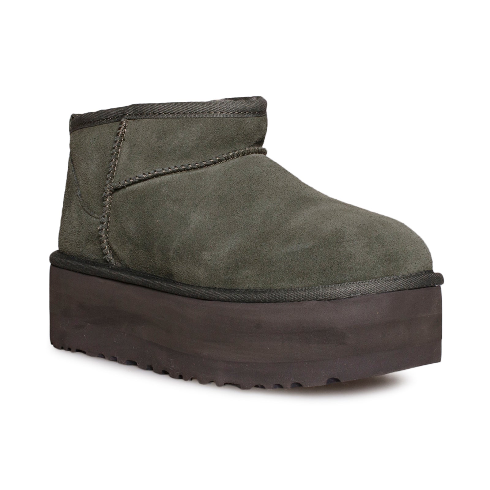 UGG Classic Ultra Mini Platform Forest Night Boots - Women's