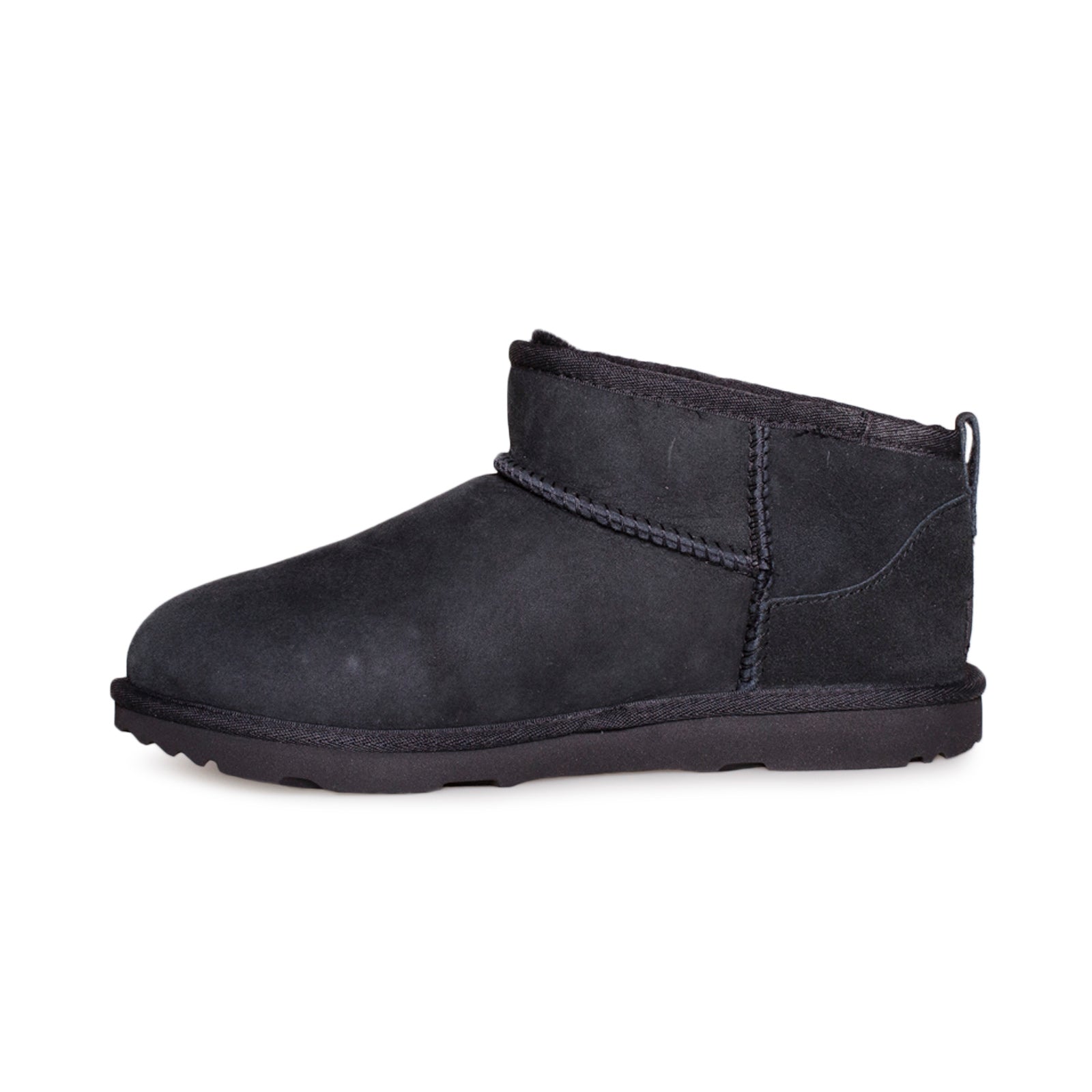 UGG Classic Ultra Mini Black Boots - Youth