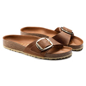 Birkenstock Madrid Big Buckle Oiled Leather in Cognac