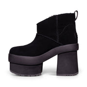 UGG New Heights Platform Mini Black Boots - Women's