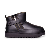 UGG Classic Mini Moto Black Boots - Women's