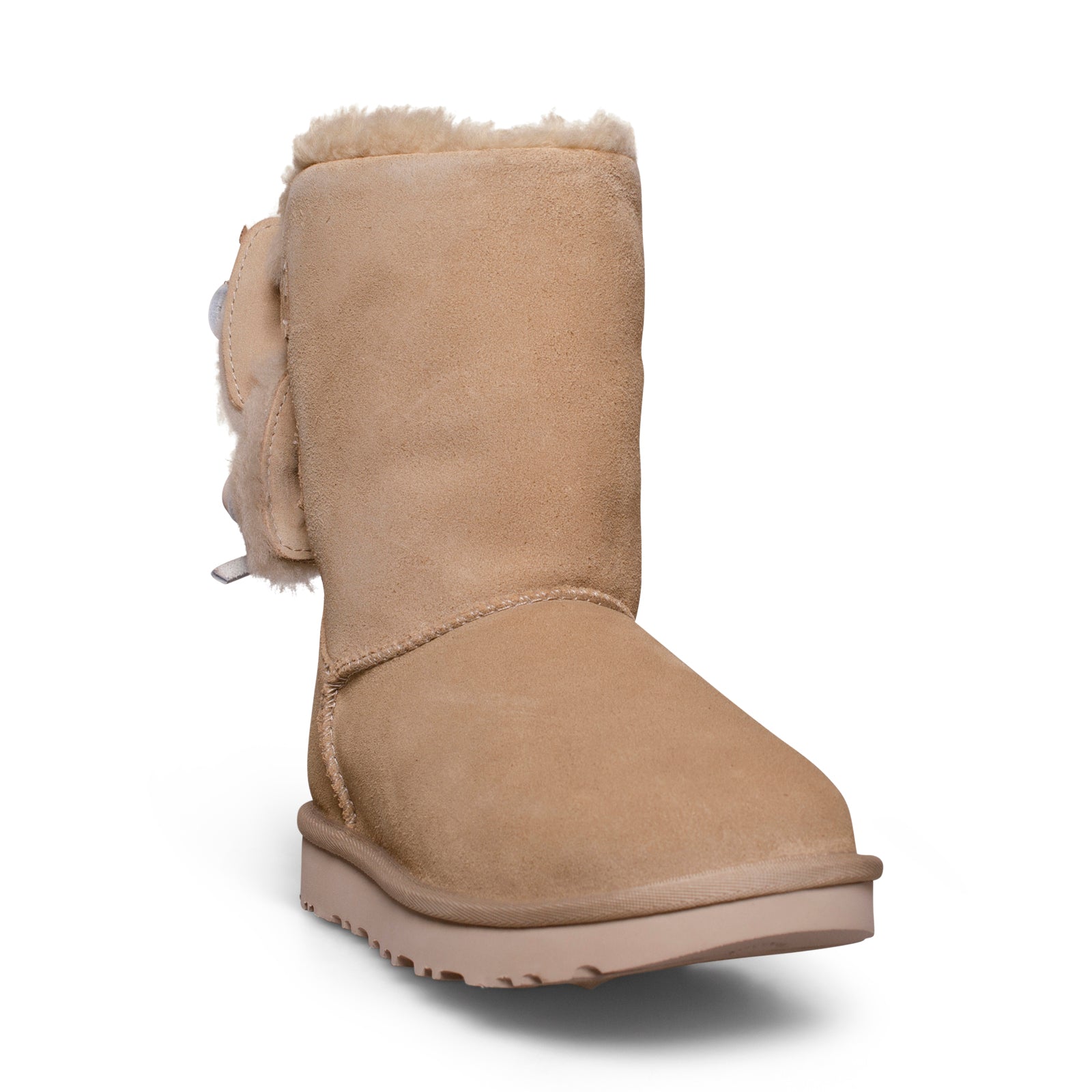 UGG Classic Double Bow Short Mustard Seed Boots - Women's