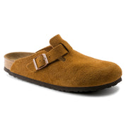 Birkenstock Soft Footbed Suede Leather Clog in Mink