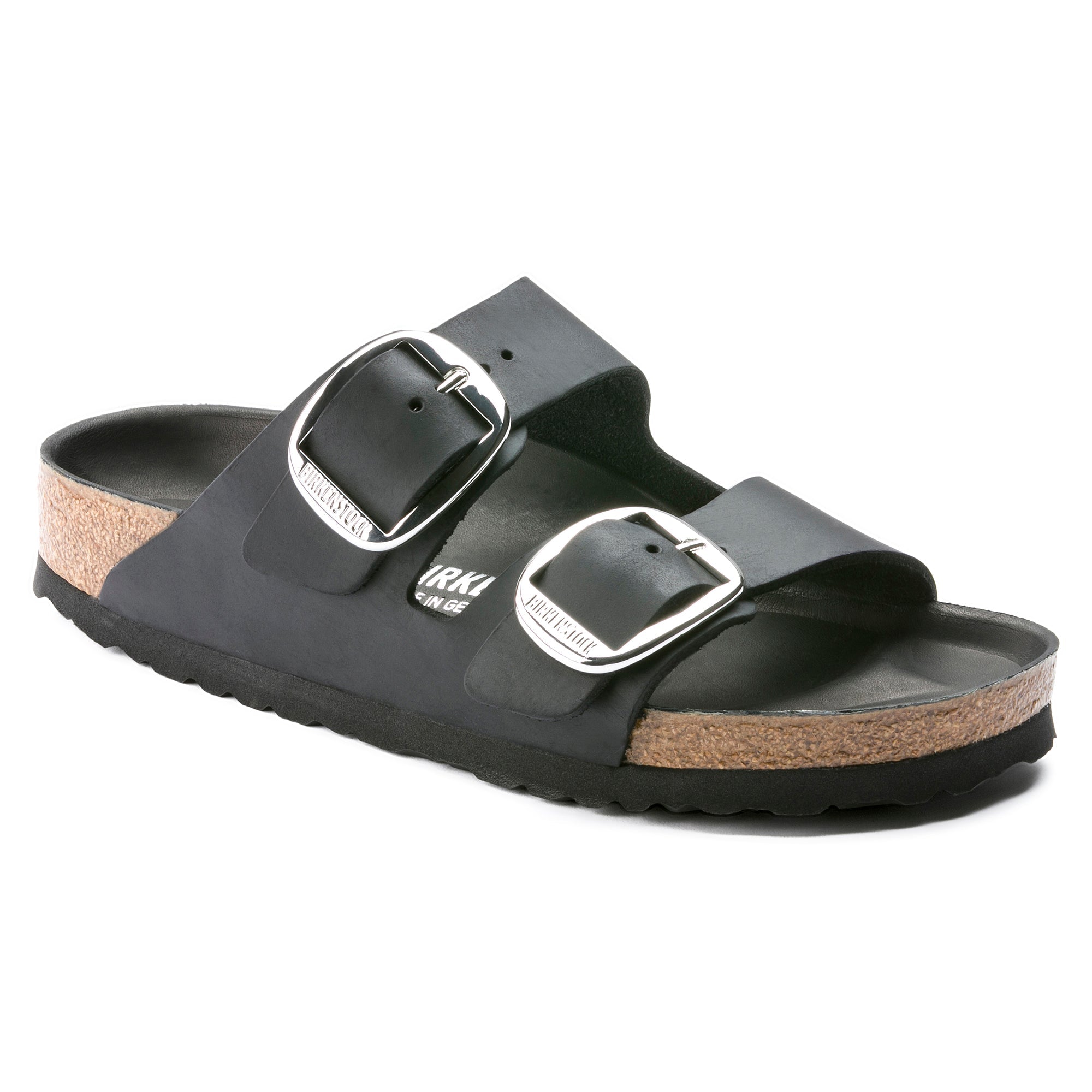 Birkenstock Arizona Big Buckle Oiled Leather in Black