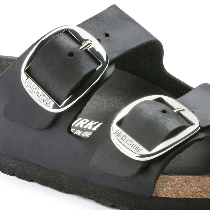 Birkenstock Arizona Big Buckle Oiled Leather in Black