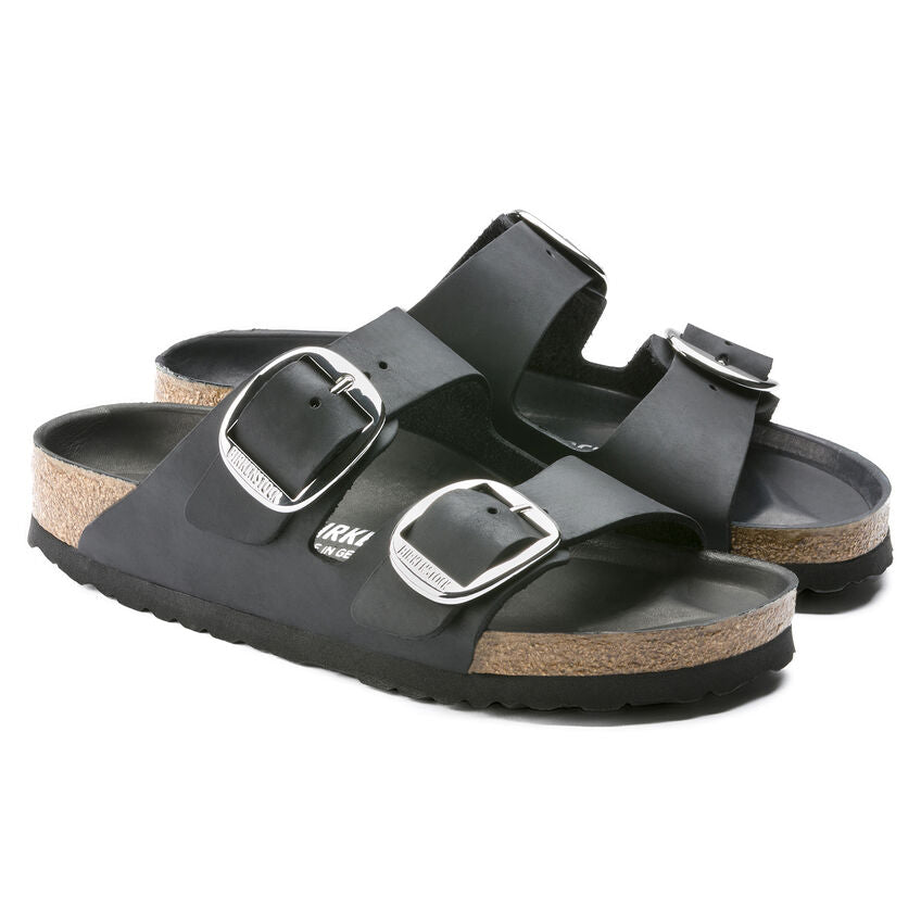 Birkenstock Arizona Big Buckle Oiled Leather in Black