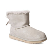 UGG Mini Bailey Bow Shimmer Goat Boots - Youth