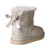 UGG Mini Bailey Bow Shimmer Goat Boots - Youth