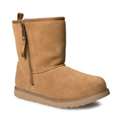 UGG Classic Dual Zip Chestnut Boots - Youth