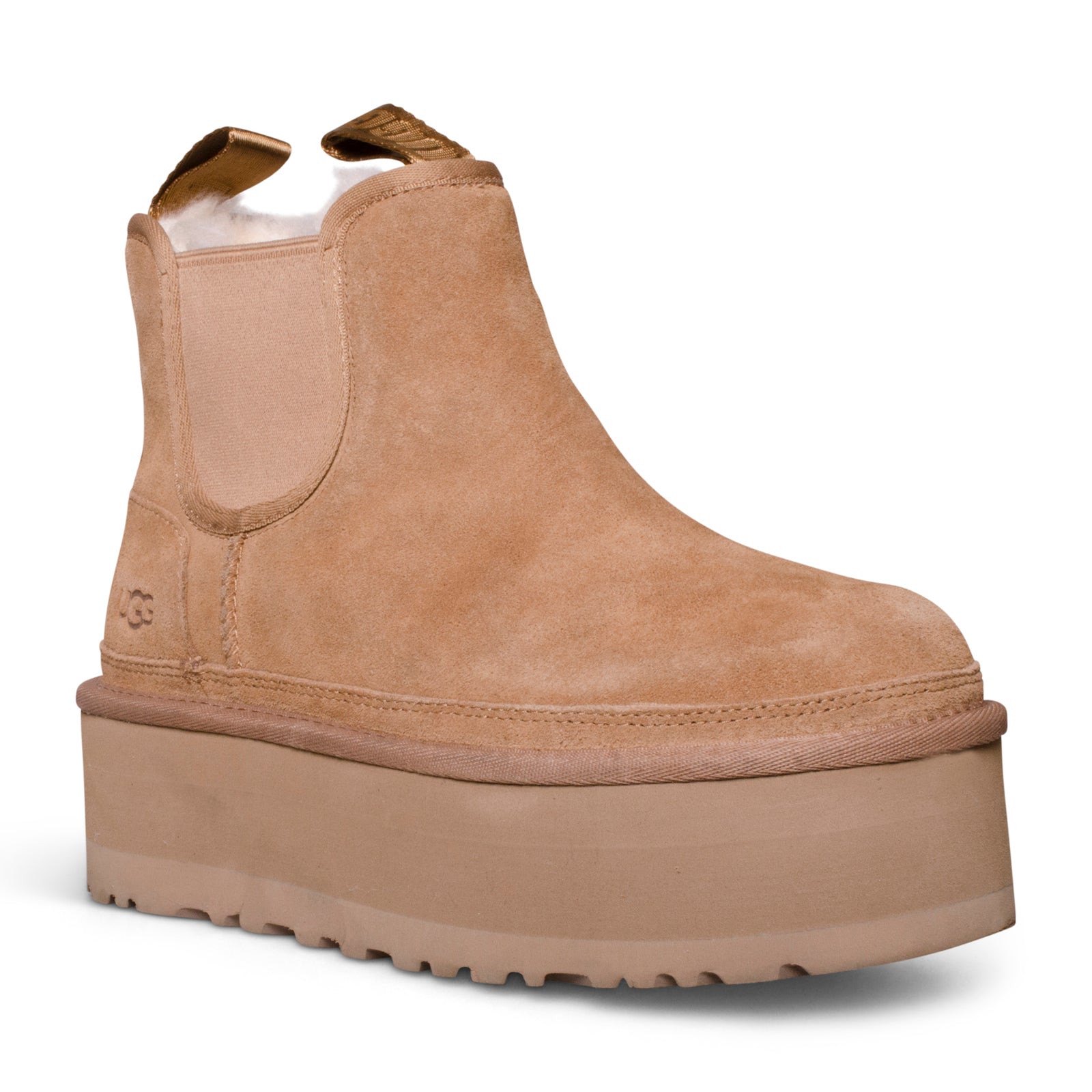 UGG Neumel Platform Chelsea Chestnut Boots - Women's