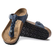 Birkenstock Gizeh Braided Oiled Leather in Navy