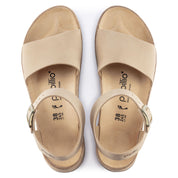 Birkenstock Glenda Nubuck Leather in Sandcastle