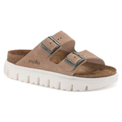 Birkenstock Arizona Chunky Suede Leather in Warm Sand