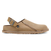 Birkenstock Lutry Premium Suede Leather in Gray Taupe