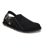 Birkenstock Lutry Premium Suede Leather in Black