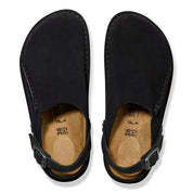 Birkenstock Lutry Premium Suede Leather in Black