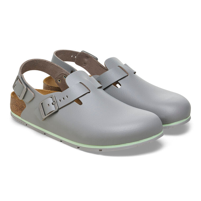 Birkenstock Tokio Pro Leather in Gun Metal