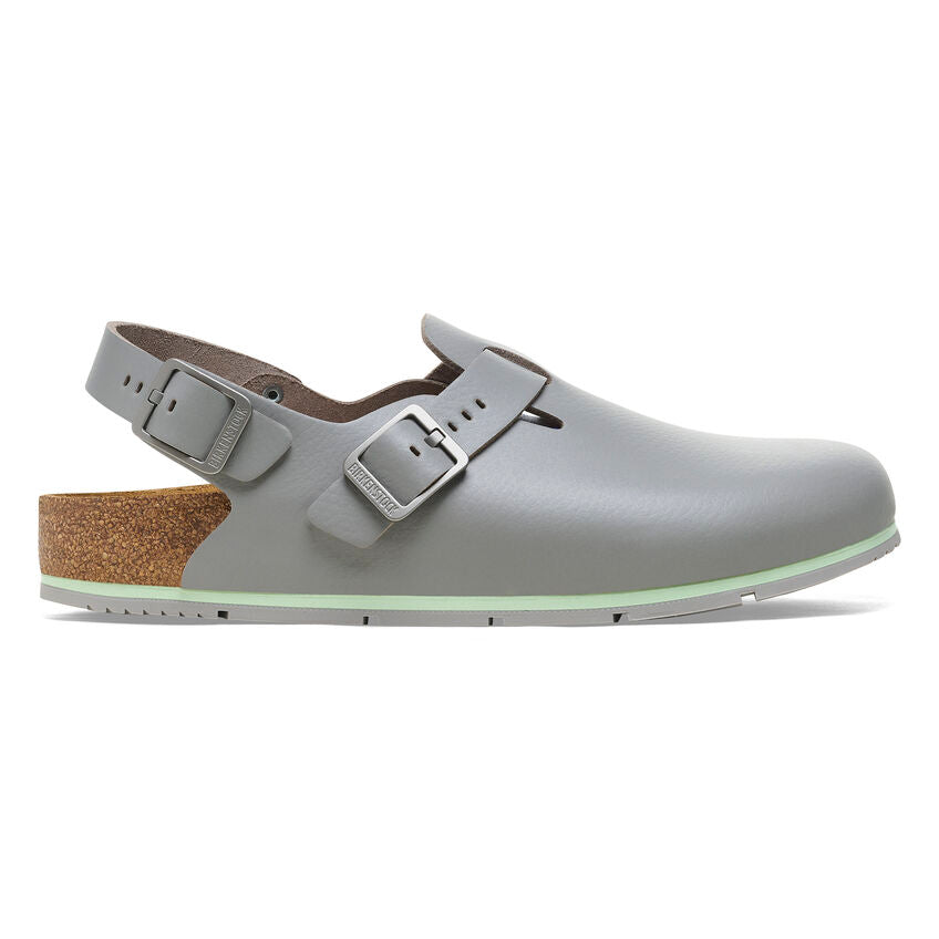 Birkenstock Tokio Pro Leather in Gun Metal