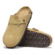 Boston Soft Footbed - Latte Cream Suede - Regular/Wide