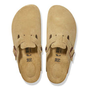 Boston Soft Footbed - Latte Cream Suede - Regular/Wide