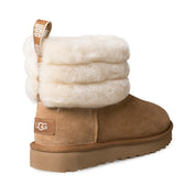 UGG Fluff Mini Quilted Chestnut Boots - Women's