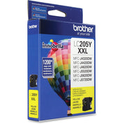 Brother LC205Y Innobella Super High Yield Yellow Ink Cartridge, 1200 Pages