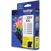 Brother LC205Y Innobella Super High Yield Yellow Ink Cartridge, 1200 Pages