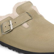 Birkenstock Boston Shearling Suede Leather