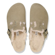 Birkenstock Boston Shearling Suede Leather