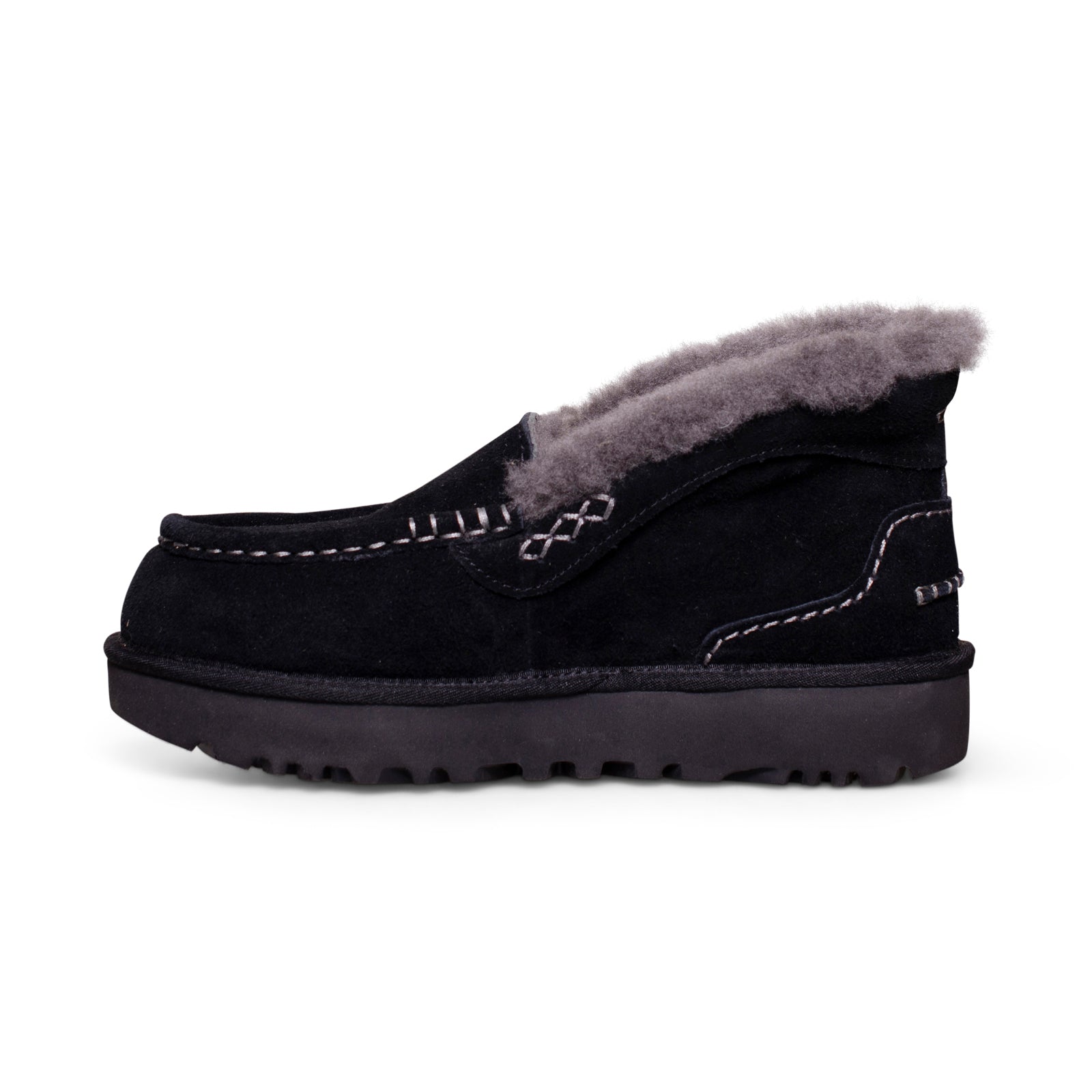 UGG Ansley Parc Black Slippers - Women's