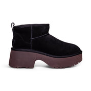 UGG Classic Ultra Mini New Heights Black Boots - Women's