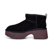 UGG Classic Ultra Mini New Heights Black Boots - Women's