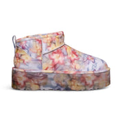 UGG X Collina Strada Ultra Mini Platform Light Blue Floral Boots - All Gender