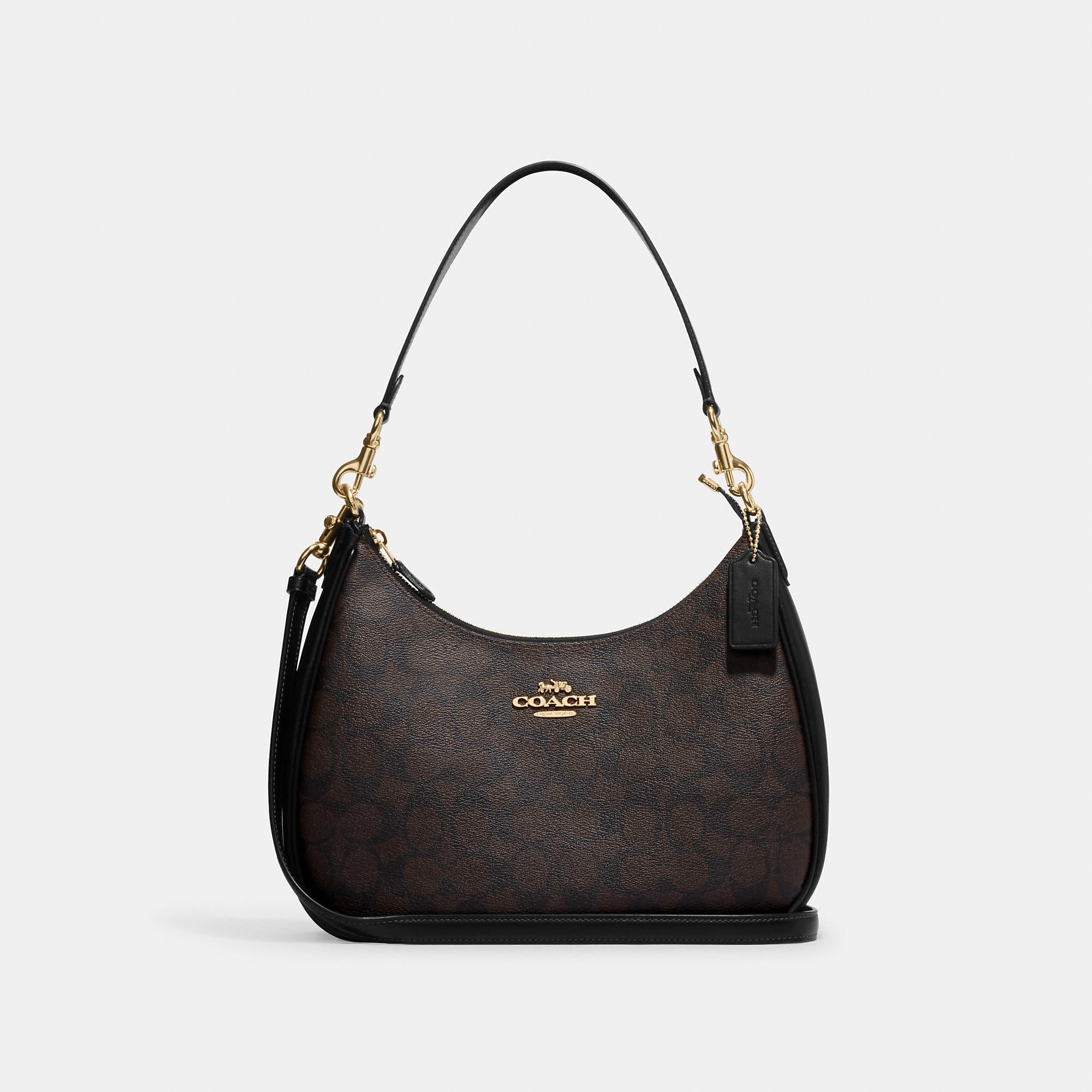 Coach Outlet Teri Hobo In Signature Canvas