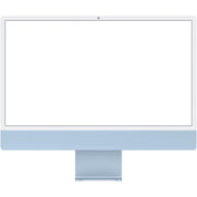 Apple MJV93LL/A iMac 24" with Retina 4.5K Display, M1, 8GB Memory, 256GB SSD, Blue