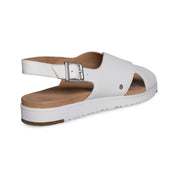 UGG Kamile White Sandals - Women's