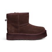 UGG Classic Mini Platform Burnt Cedar Boots - Youth