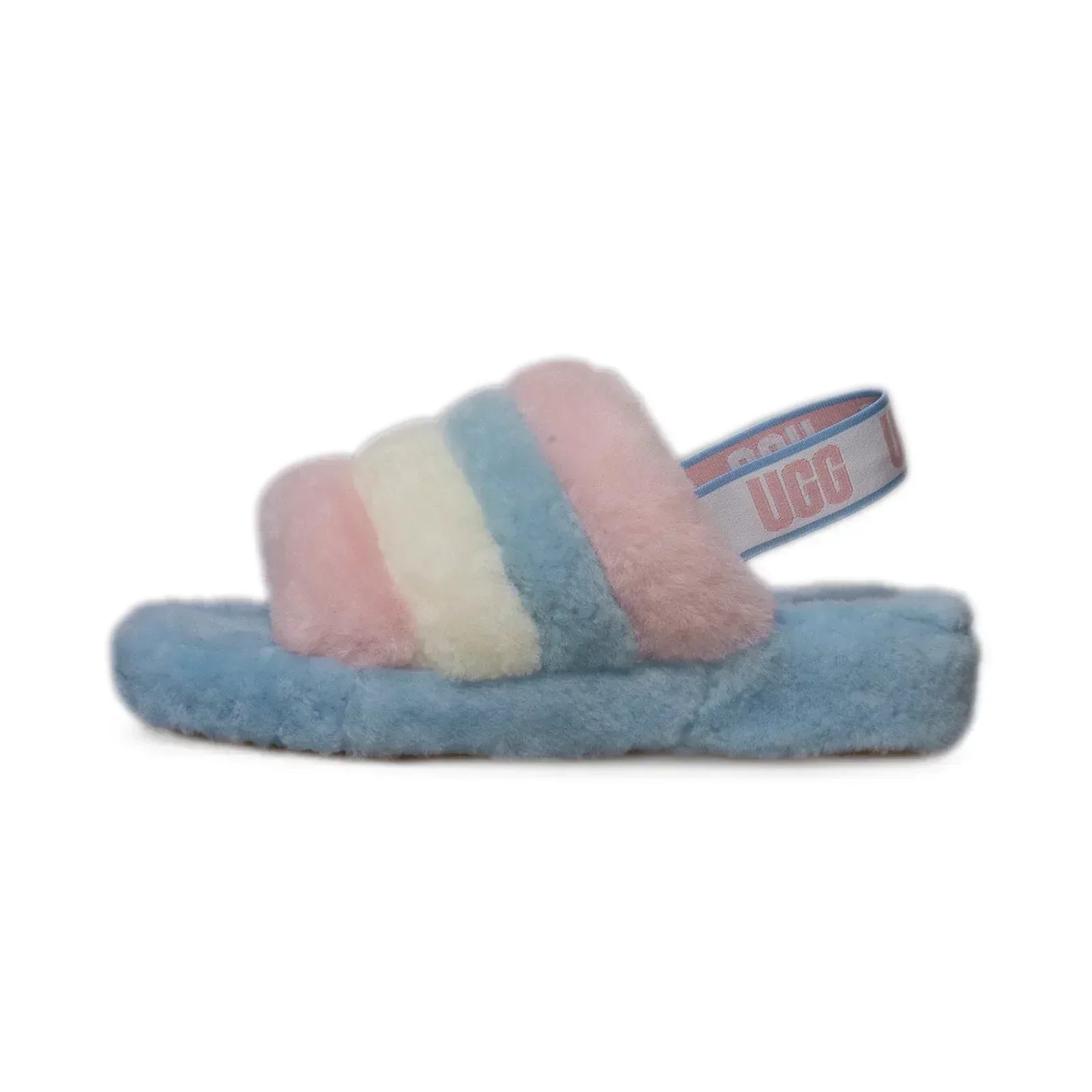 UGG Fluff Yeah Slide Pride Stripes Slippers - Women's