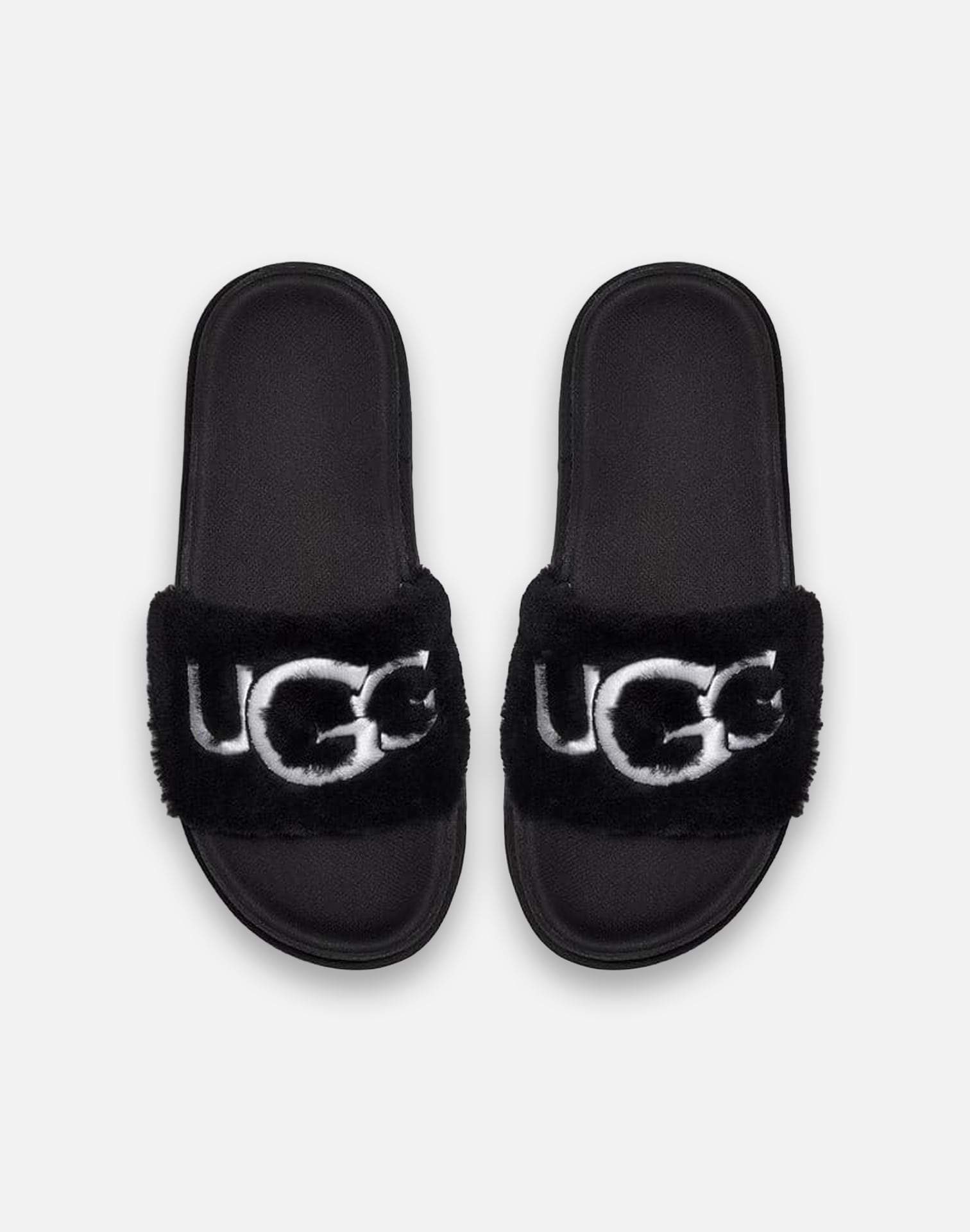 UGG LATON FUR SLIDES