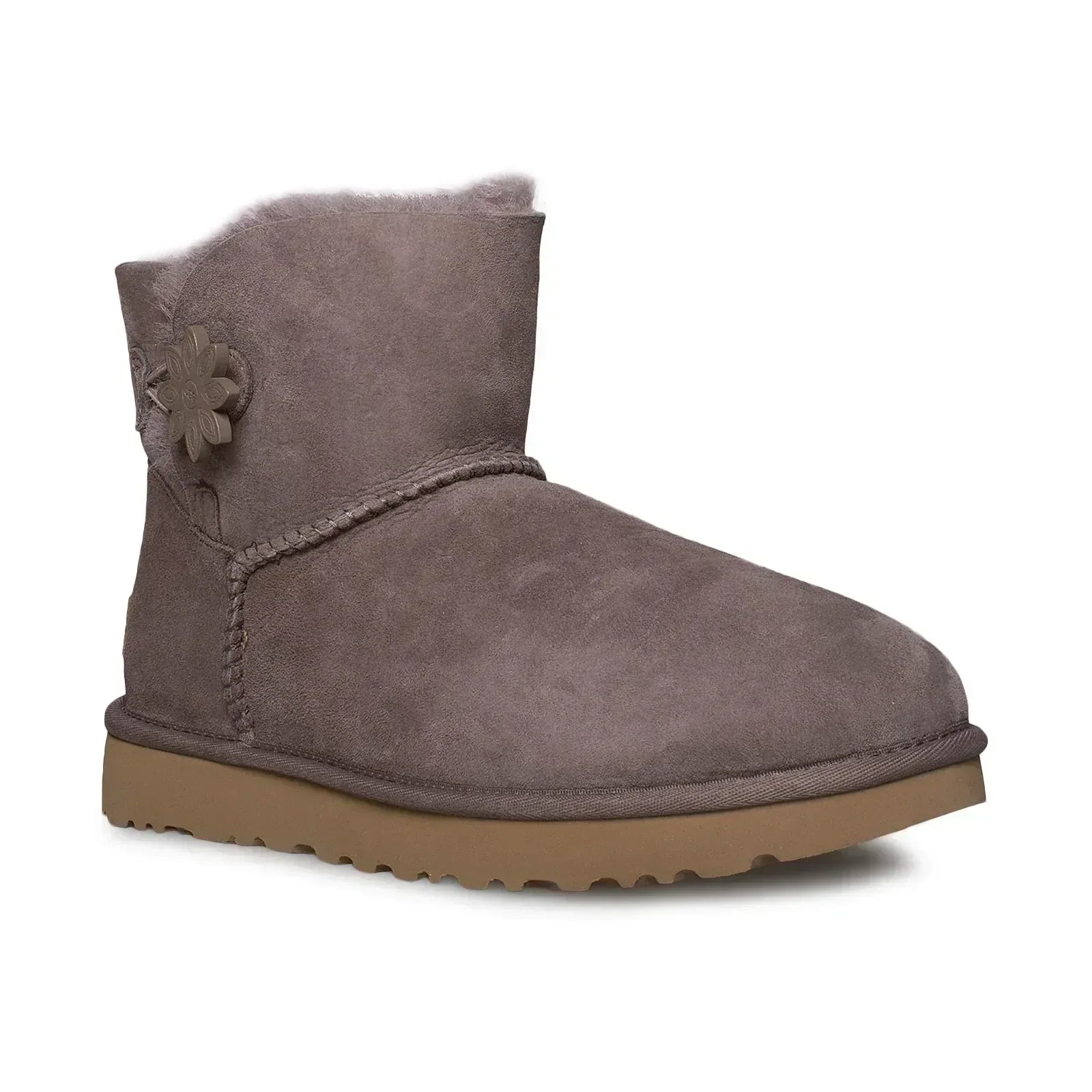 UGG Bailey Button II Flower Stormy Grey Boots - Women's