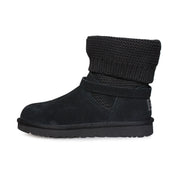 UGG Purl Strap Black Boots - Women's